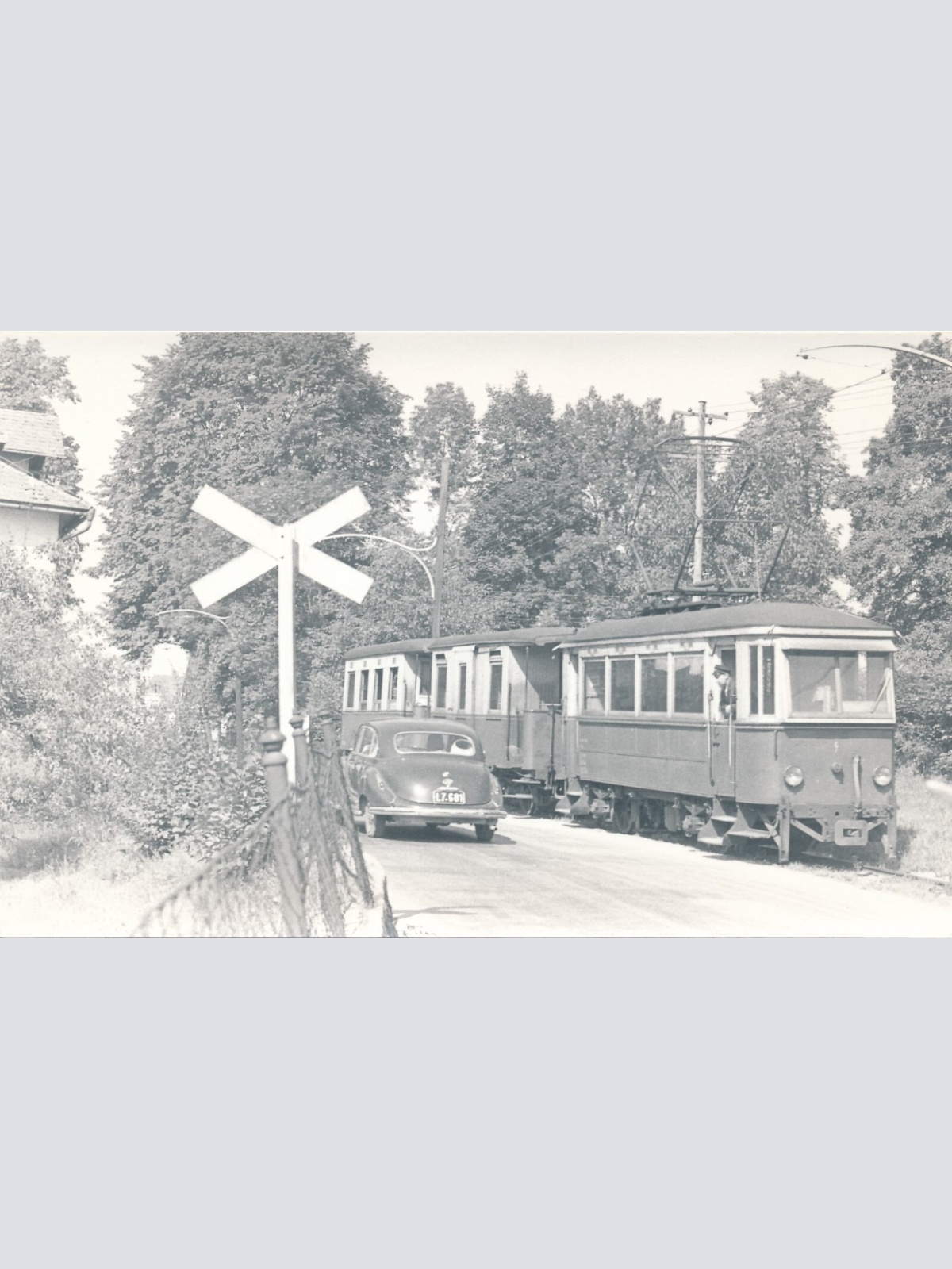 Motiv - Foto - Karte Eisenbahn - Straßenbahn (11098)