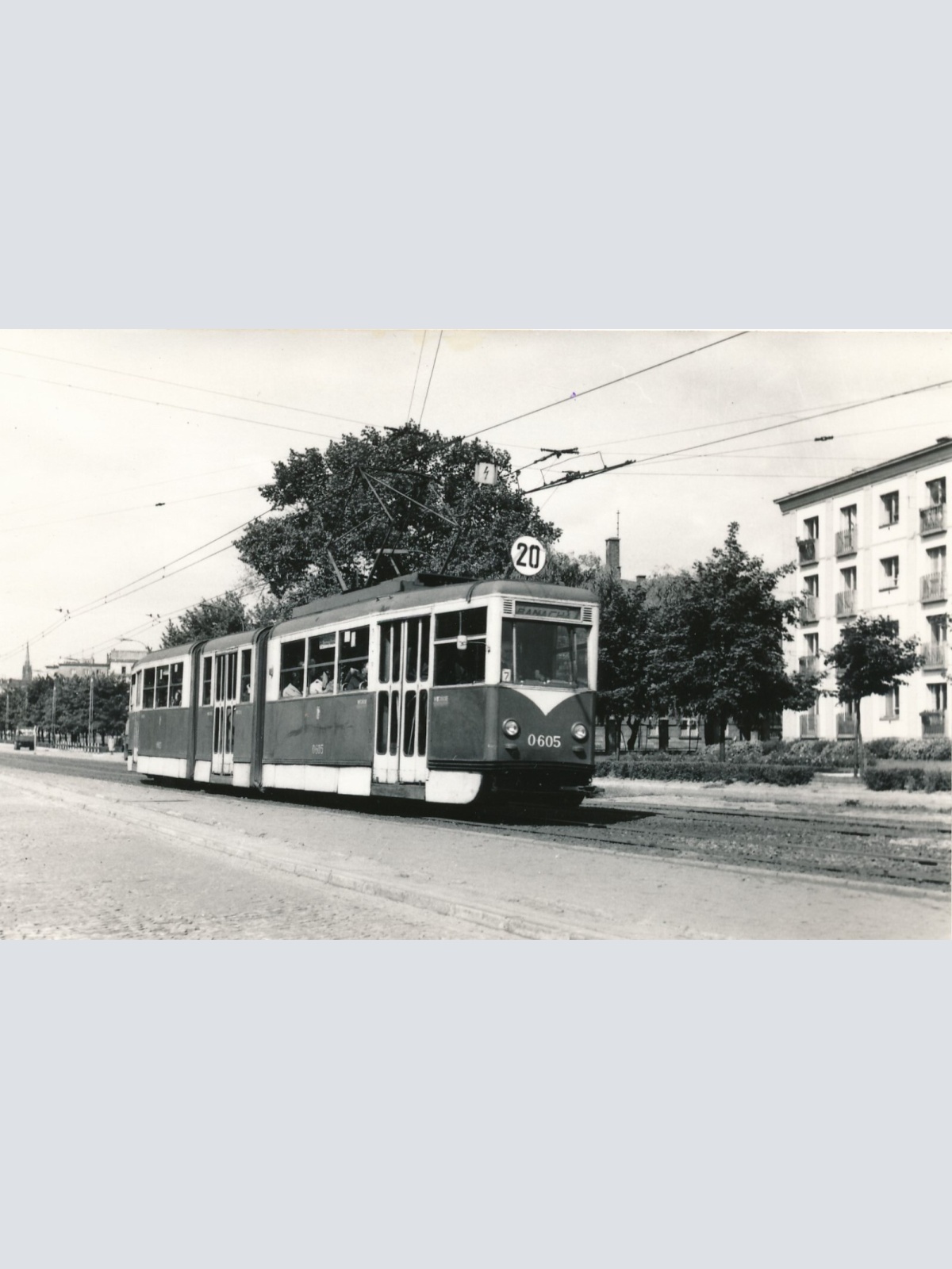 Motiv - Foto - Karte Eisenbahn - Straßenbahn (11099)