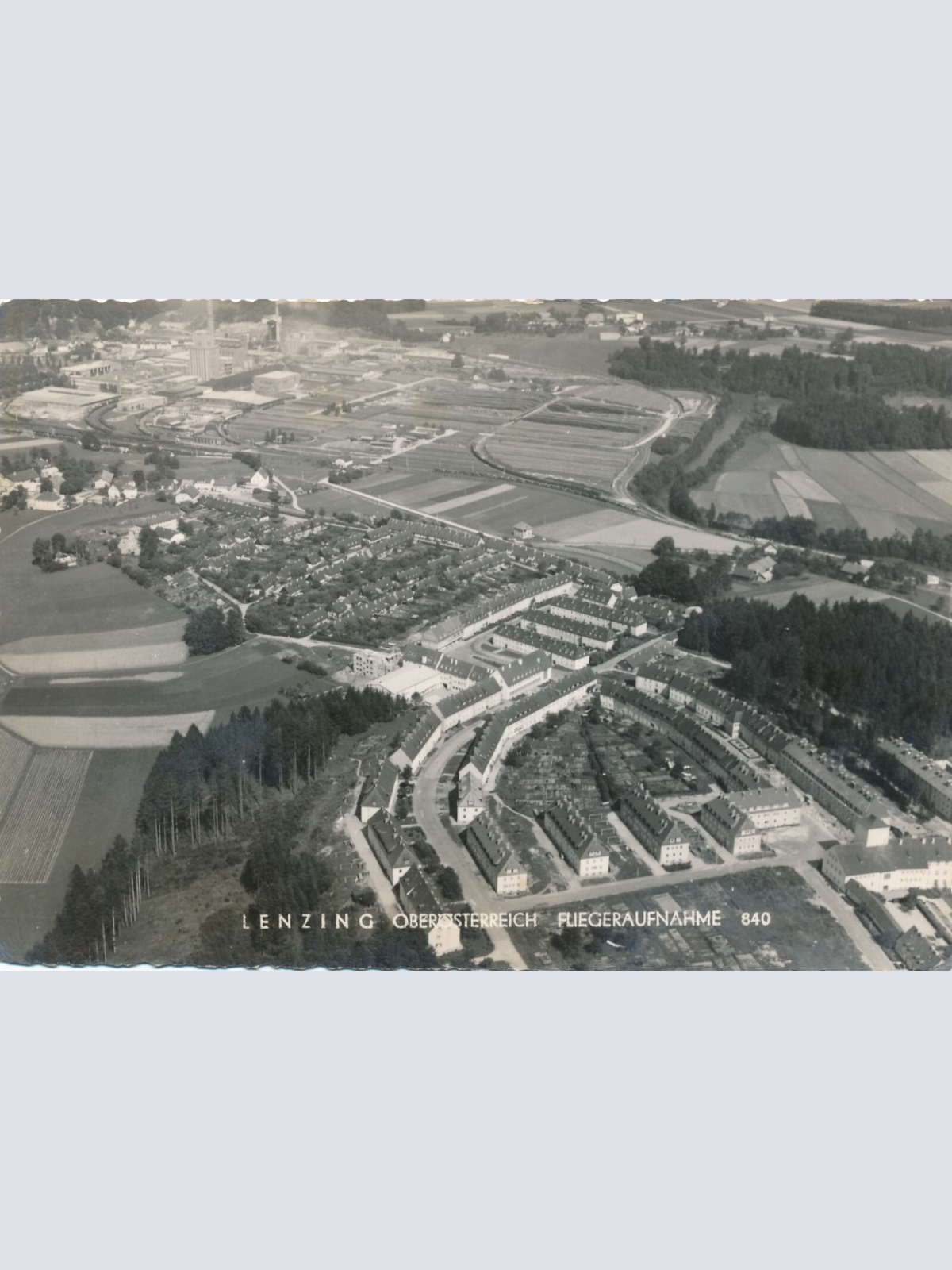 AK aus Lenzing Fliegeraufnahme Nr.840 Ansichtskarte (9780)