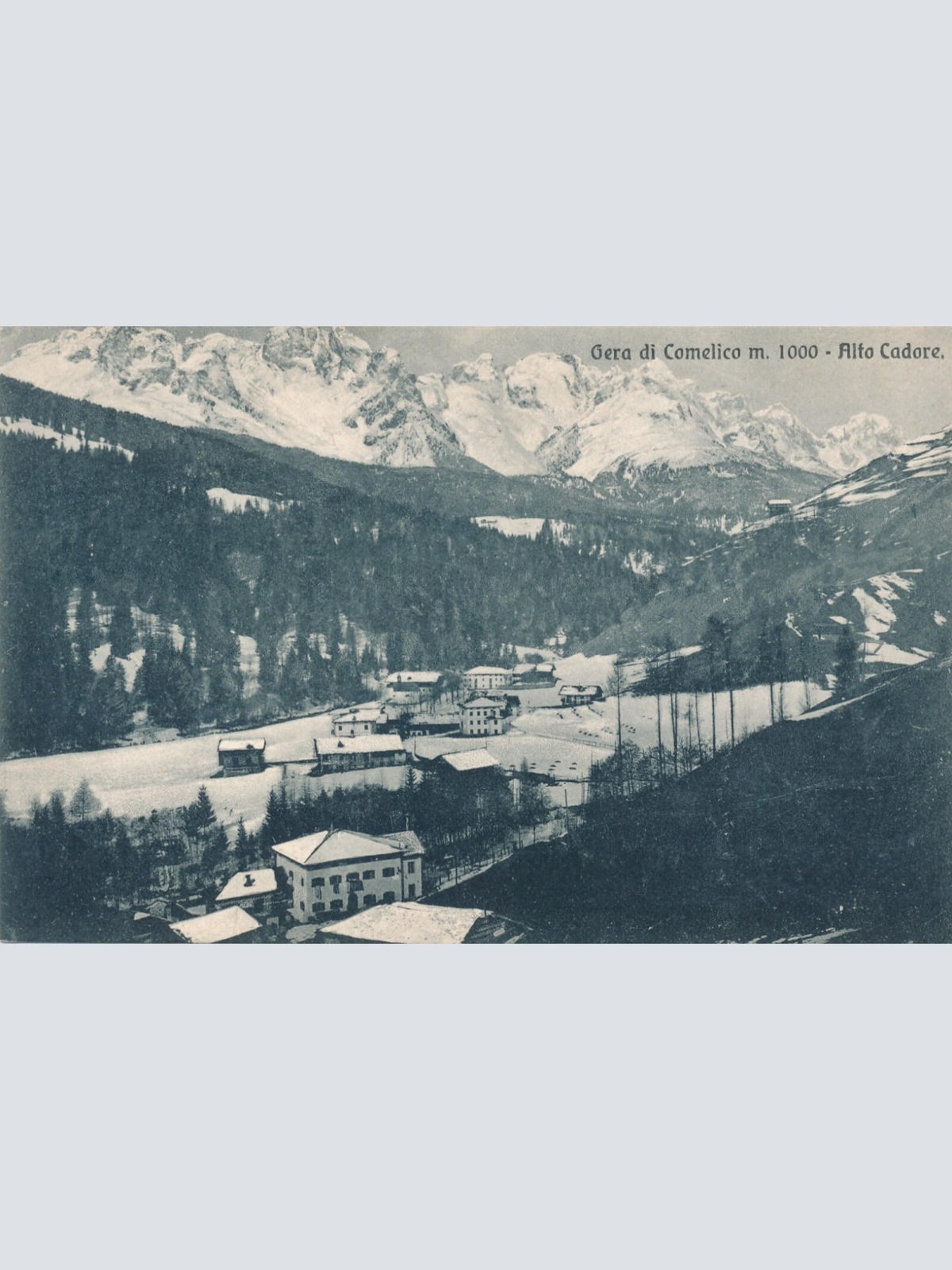 AK aus Gera di Comelico Alto Cadore Italien Ansichtskarte (9647)