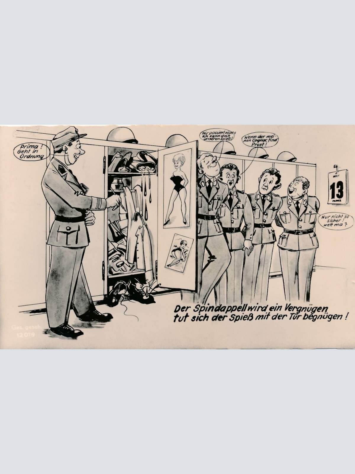 Motiv - Karte der Spindappel Spieß genießt Bild  (10770)