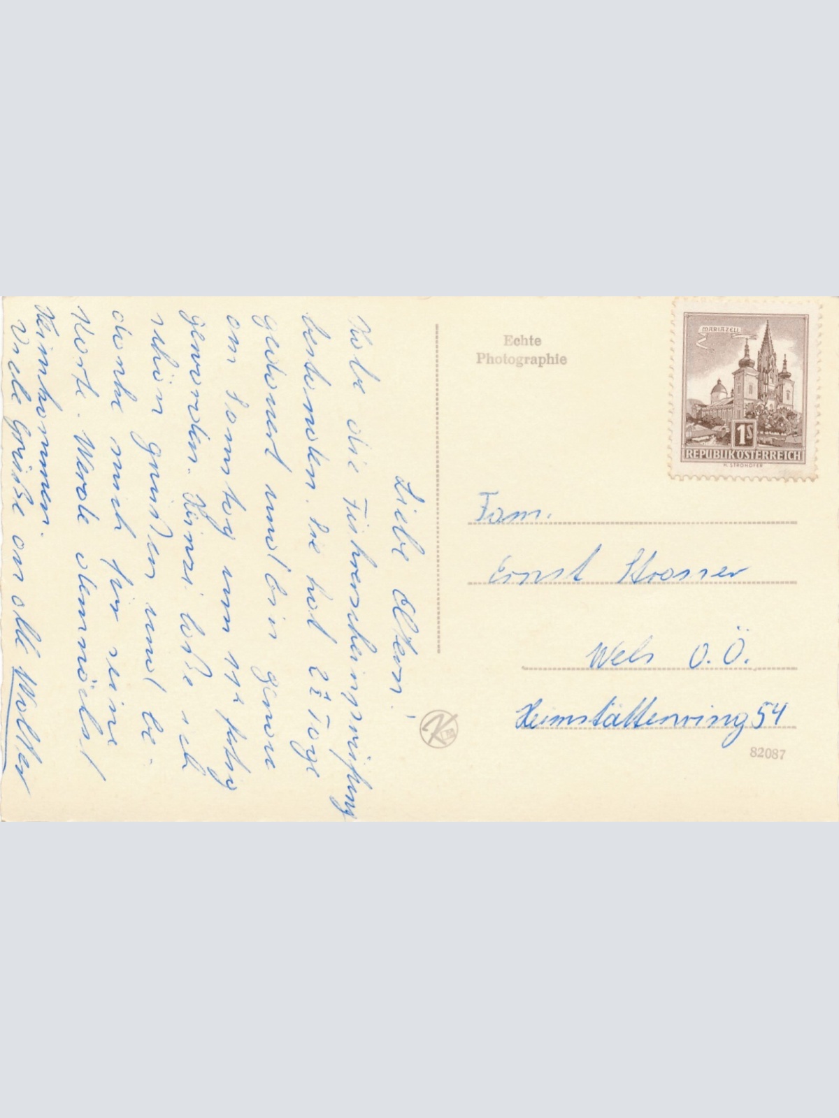 Motiv - Karte Er Kam sah und Siegte (10771)