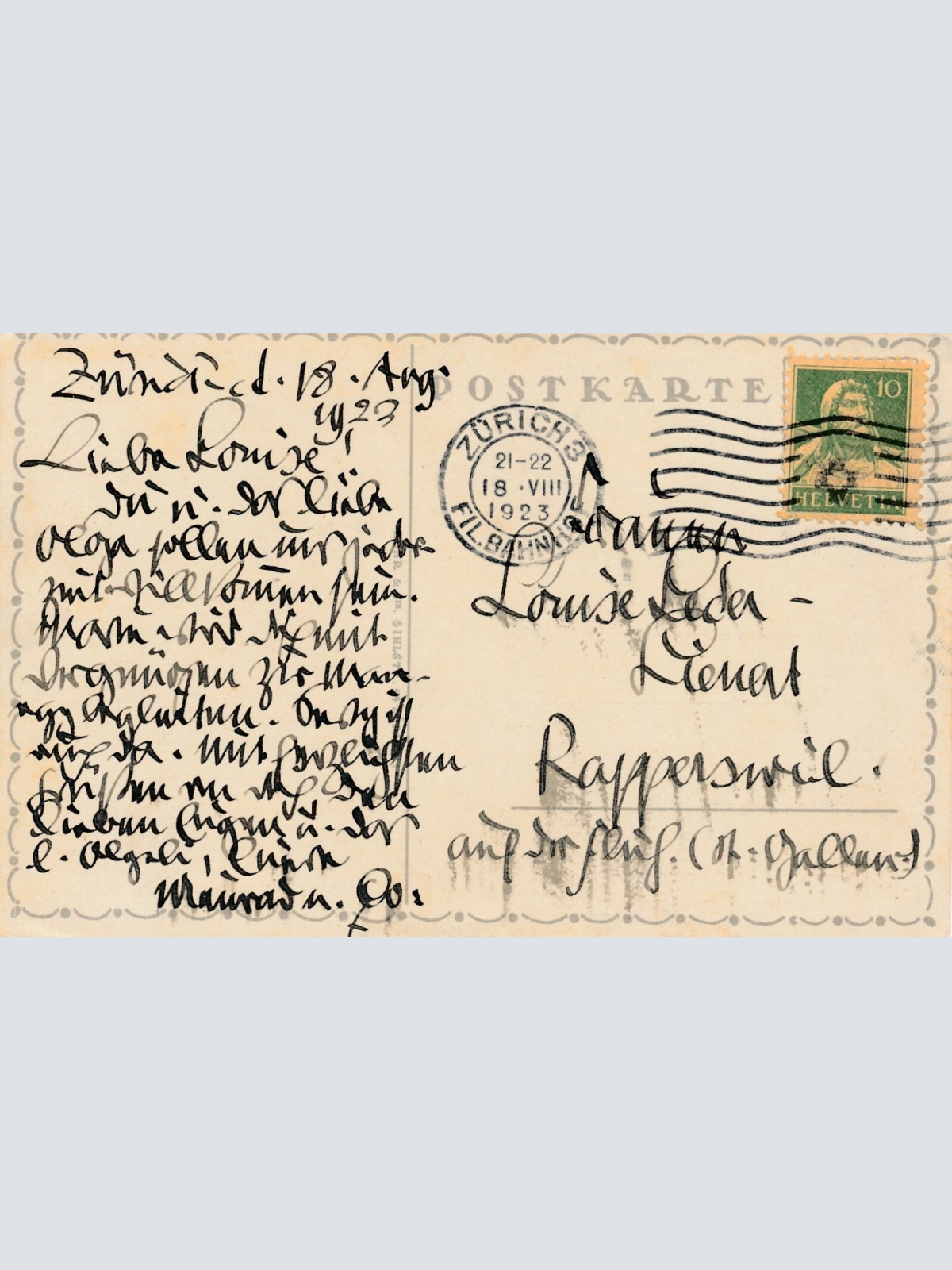 Motiv - Karte Rein im Klange Treu im Wort  (10766)