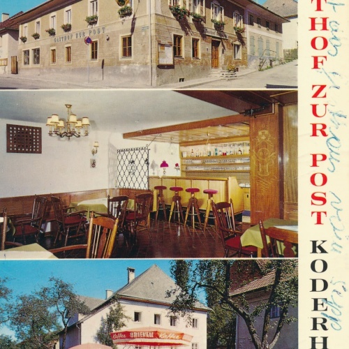 AK aus Schörfling mit Gasthof Goderhold Oberösterreich Ansichtskarte (11235)