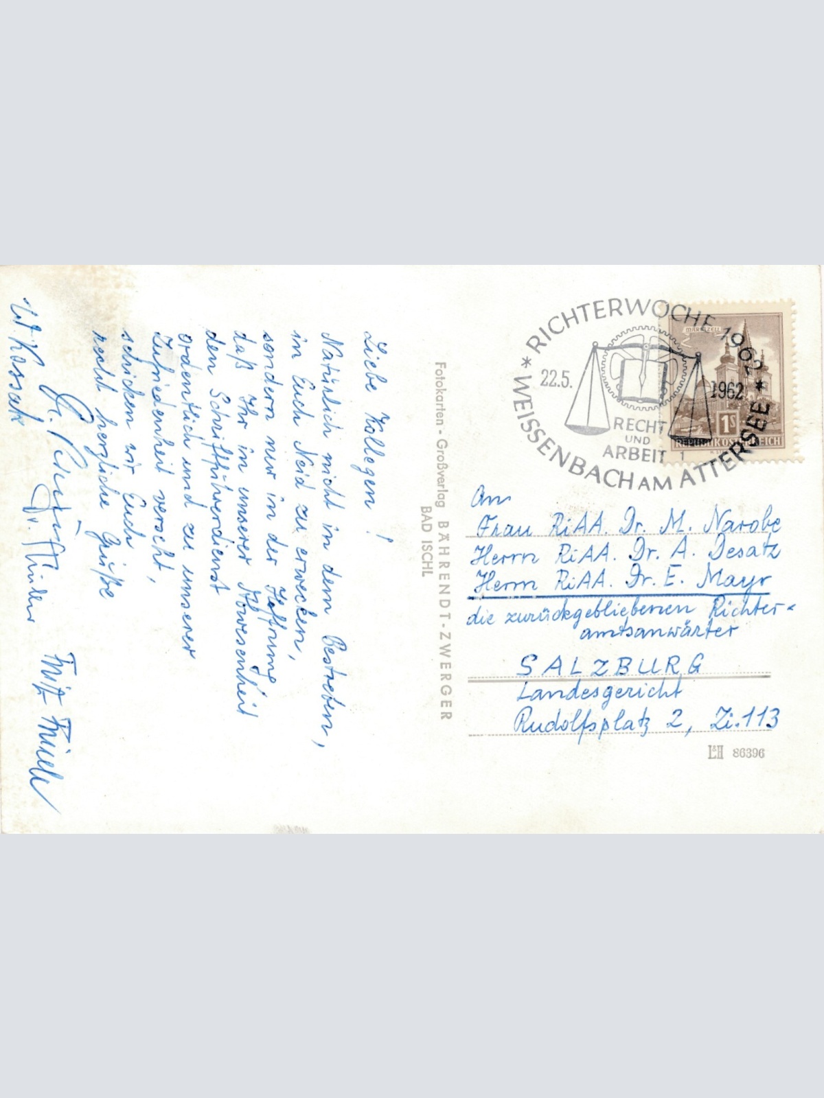 AK aus Weissenbach am Attersee Oberösterreich Ansichtskarte (11242)