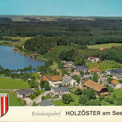 Alpine - Luftbild aus Holzöster am See Oberösterreich Ansichtskarte (11272)