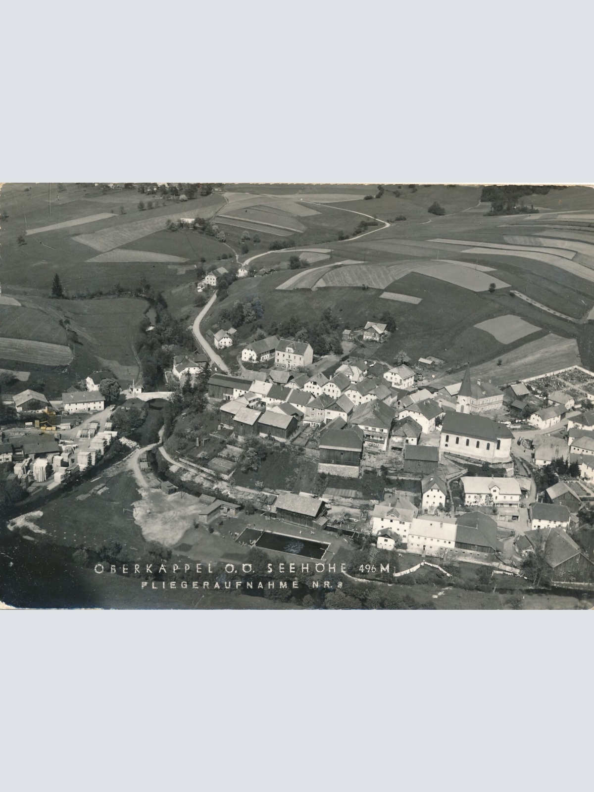 AK, Oberkappel, Fliegeraufnahme, Oberösterreich (S2519)