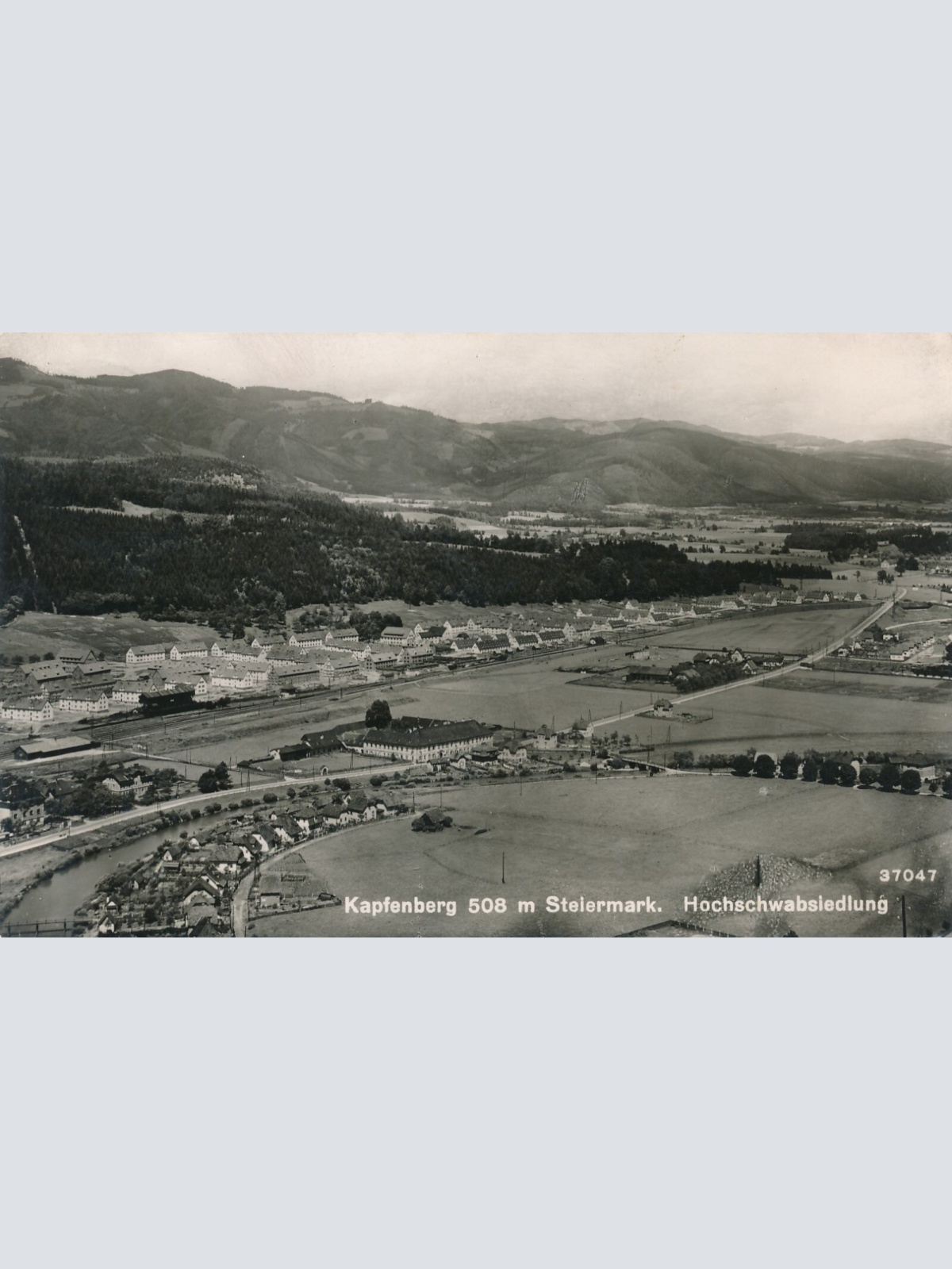 AK aus Kapfenberg Hochschwalbsiedlung Steiermark Ansichtskarte (10827)