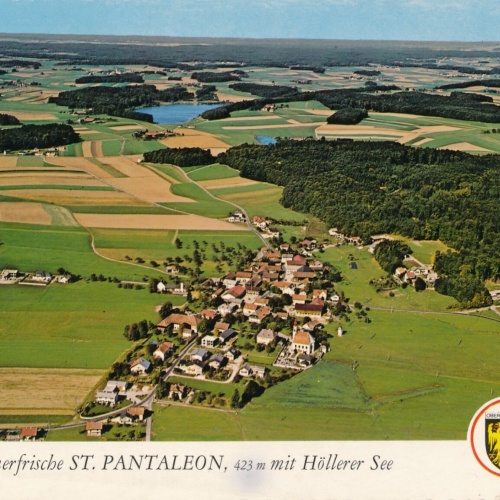 Alpine - Luftbild aus St. Pantaleon Oberösterreich Ansichtskarte (11274)