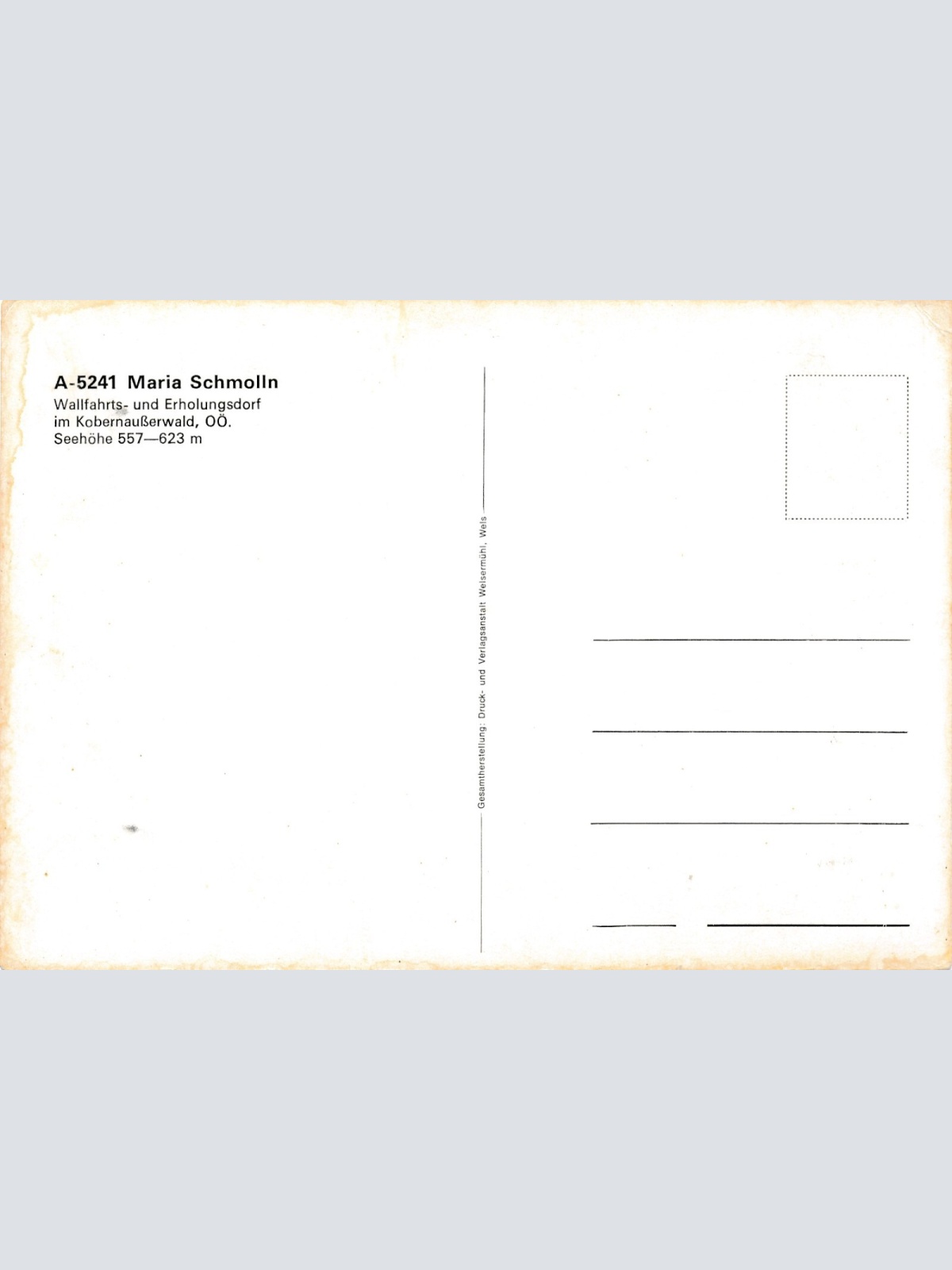 AK aus Maria Schmolln mir Erholungsdorf Oberösterreich Ansichtskarte (11277)