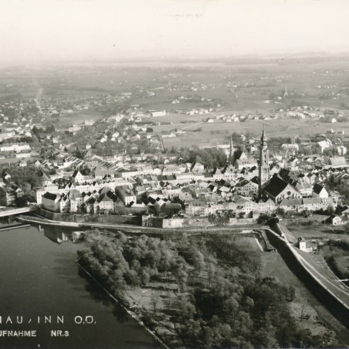 AK aus Braunau am Inn Fliegeraufnahme Nr.3 Oberösterreich Ansichtskarte (11284)