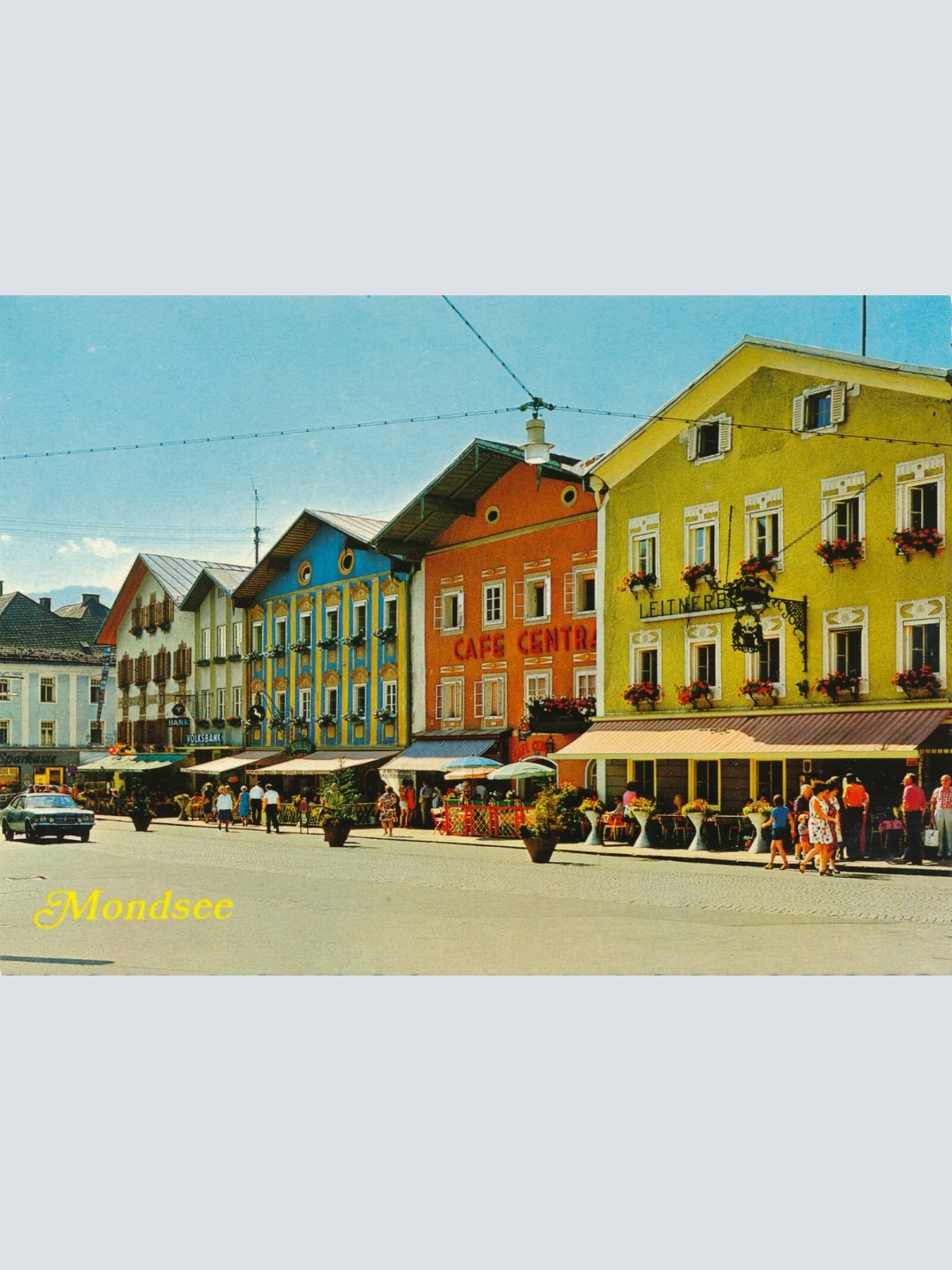 AK aus Mondsee Hauptplatz Oberösterreich Ansichtskarte (11300)