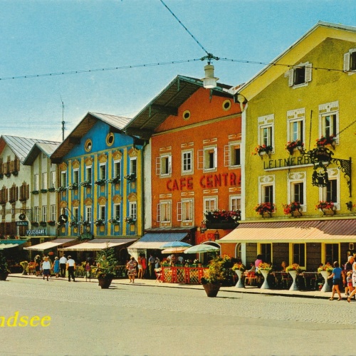 AK aus Mondsee Hauptplatz Oberösterreich Ansichtskarte (11300)