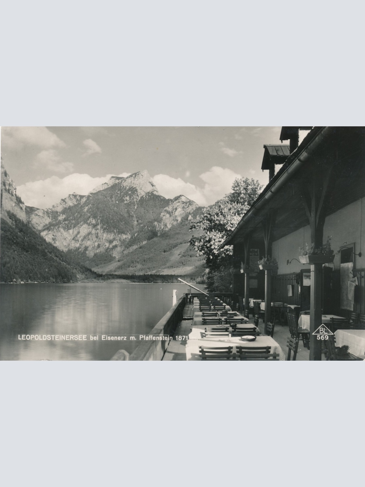 AK Leopoldsteiner See bei Eisenerz Steiermark Ansichtskarte (10836)