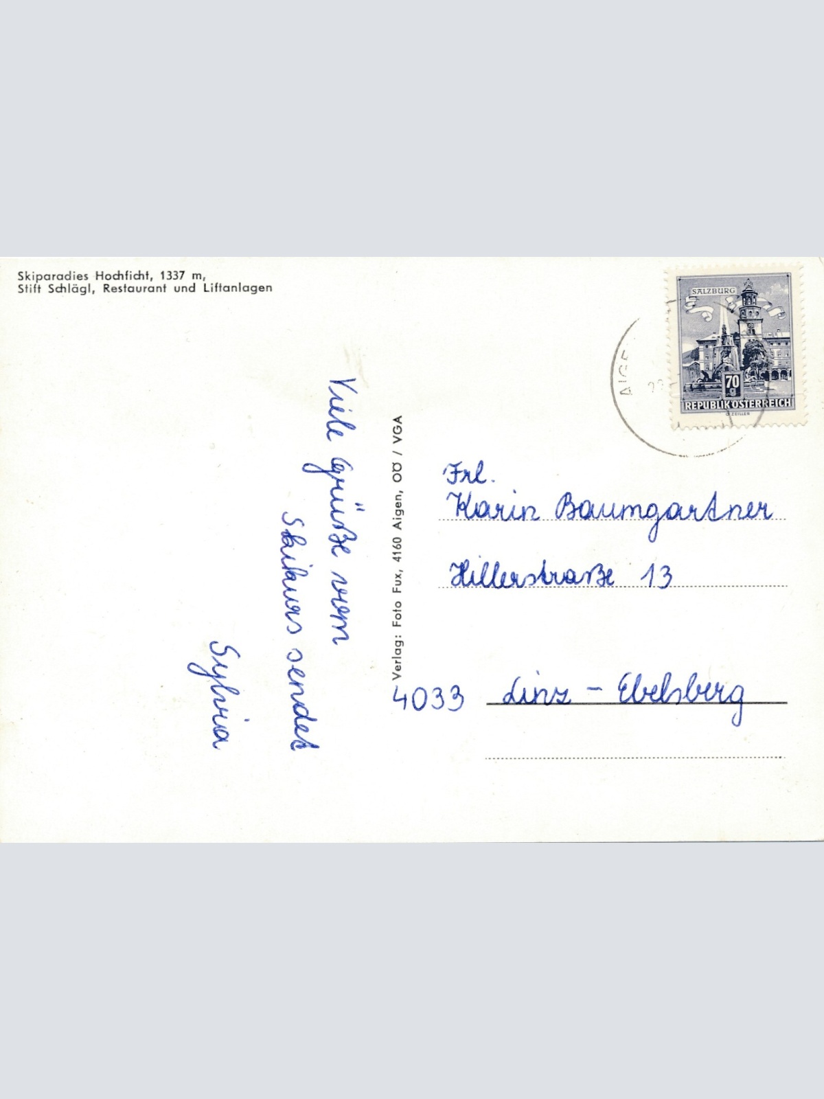 AK, Aigen-Schlägl, Skiparadies Hochficht, Oberösterreich (S2479)