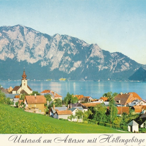 AK aus Unterach am Atersee Oberösterreich Ansichtskarte (11215)