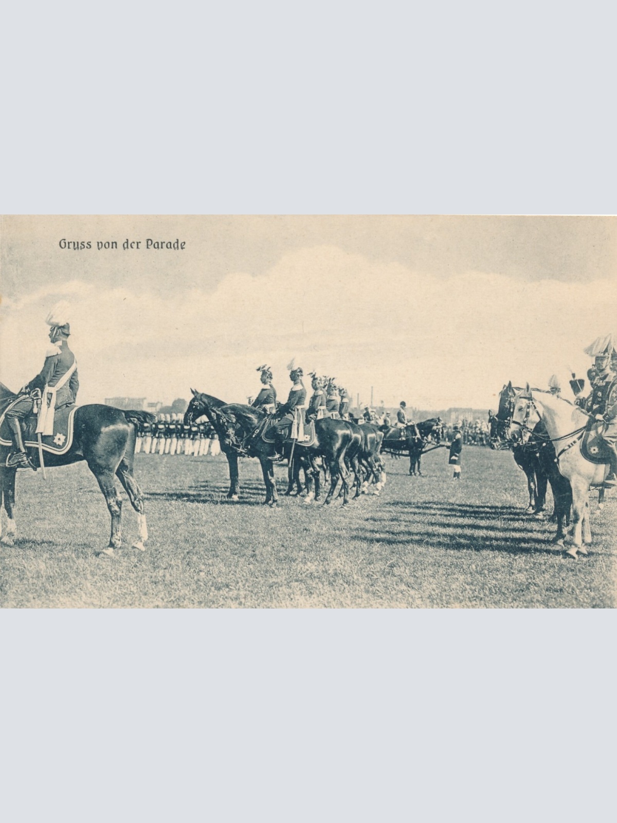 AK aus Berlin von der Parade mit Pferden Ansichtskarte (11351)
