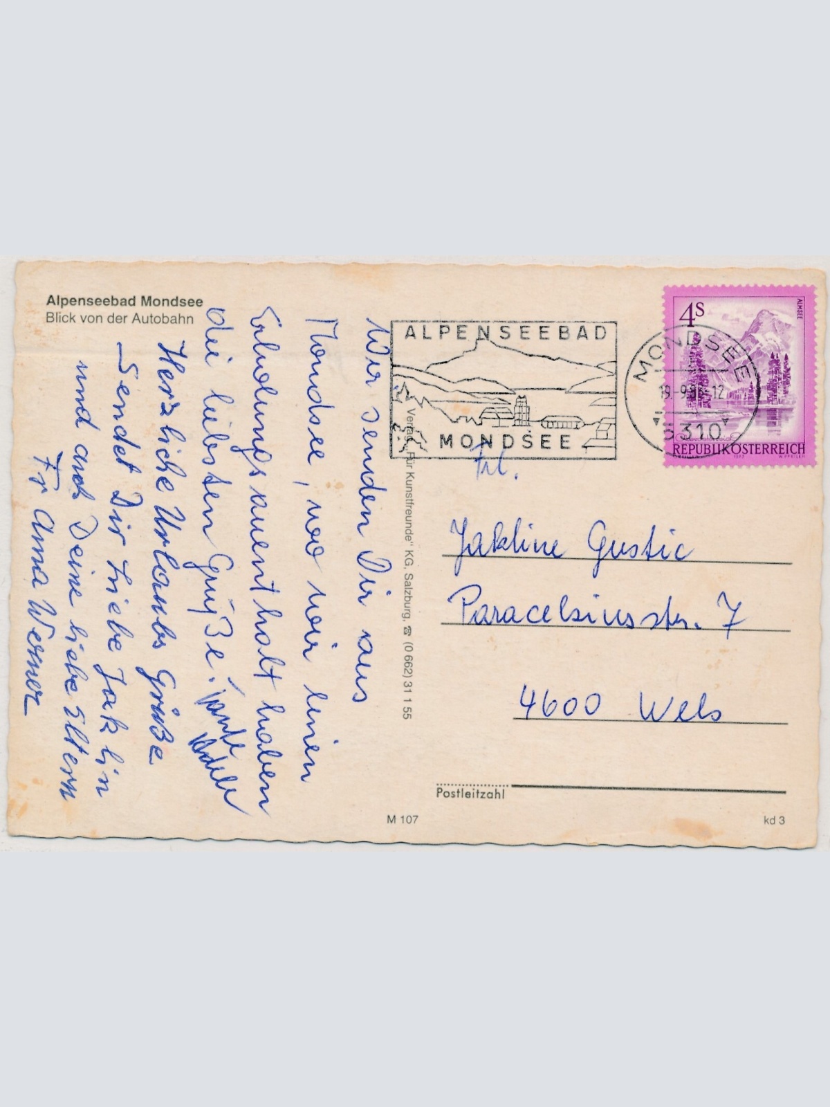 AK, Alpenseebad Mondsee, Oberösterreich (S2621)