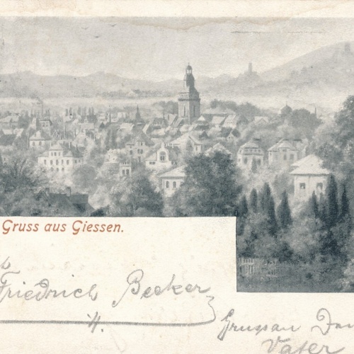 AK gruss aus Giessen Niedersachsen Ansichtskarte (11373)