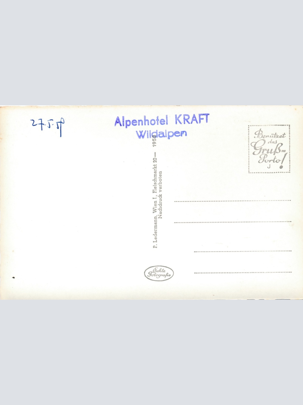 AK aus Wildalpen Steiermark Ansichtskarte (11405)