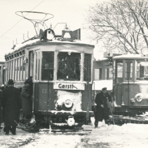 Foto - Karte  Eisenbahn - Straßenbahn Ansichtskarte (11306)