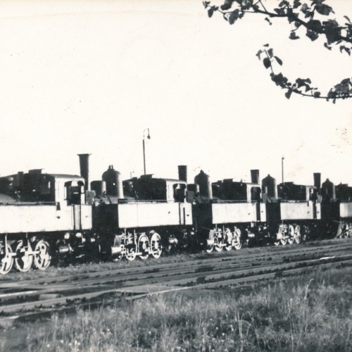 Foto - Karte  Eisenbahn - Straßenbahn Ansichtskarte (11307)