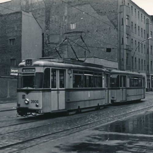 Foto - Karte  Eisenbahn - Straßenbahn Ansichtskarte (11310)