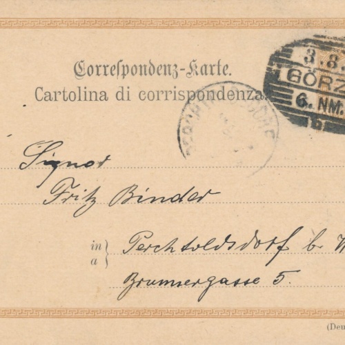 2 Kreuzer - Ganzsachen - Karte aus 1999 aus Görz (11335)---