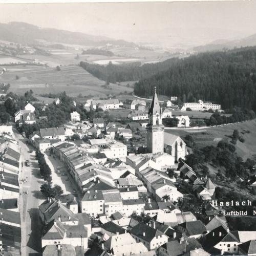 AK, Haslach, Luftbild Nr. 14, Oberösterreich (S2544)