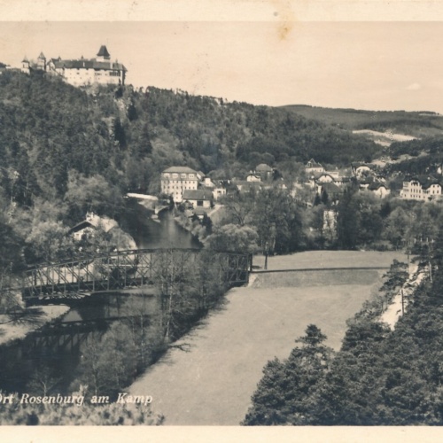 AK, Schloss u. Ort Rosenburg am Kamp, Niederösterreich (S2585)