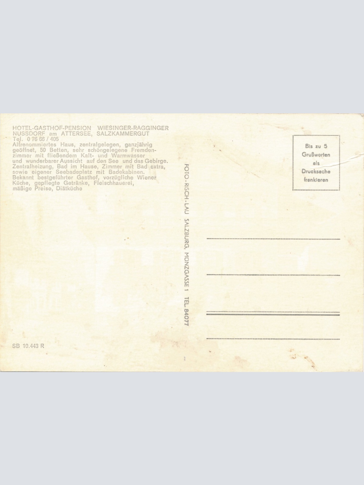 AK, Nussdorf am Attersee, Oberösterreich (S2734)