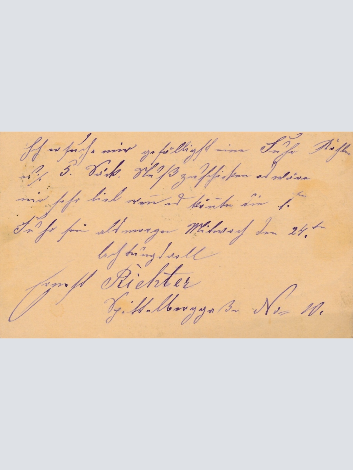 2 Kreuzer Ganzsachen - Karte 1893 aus Wien Siebensterngasse (11168)