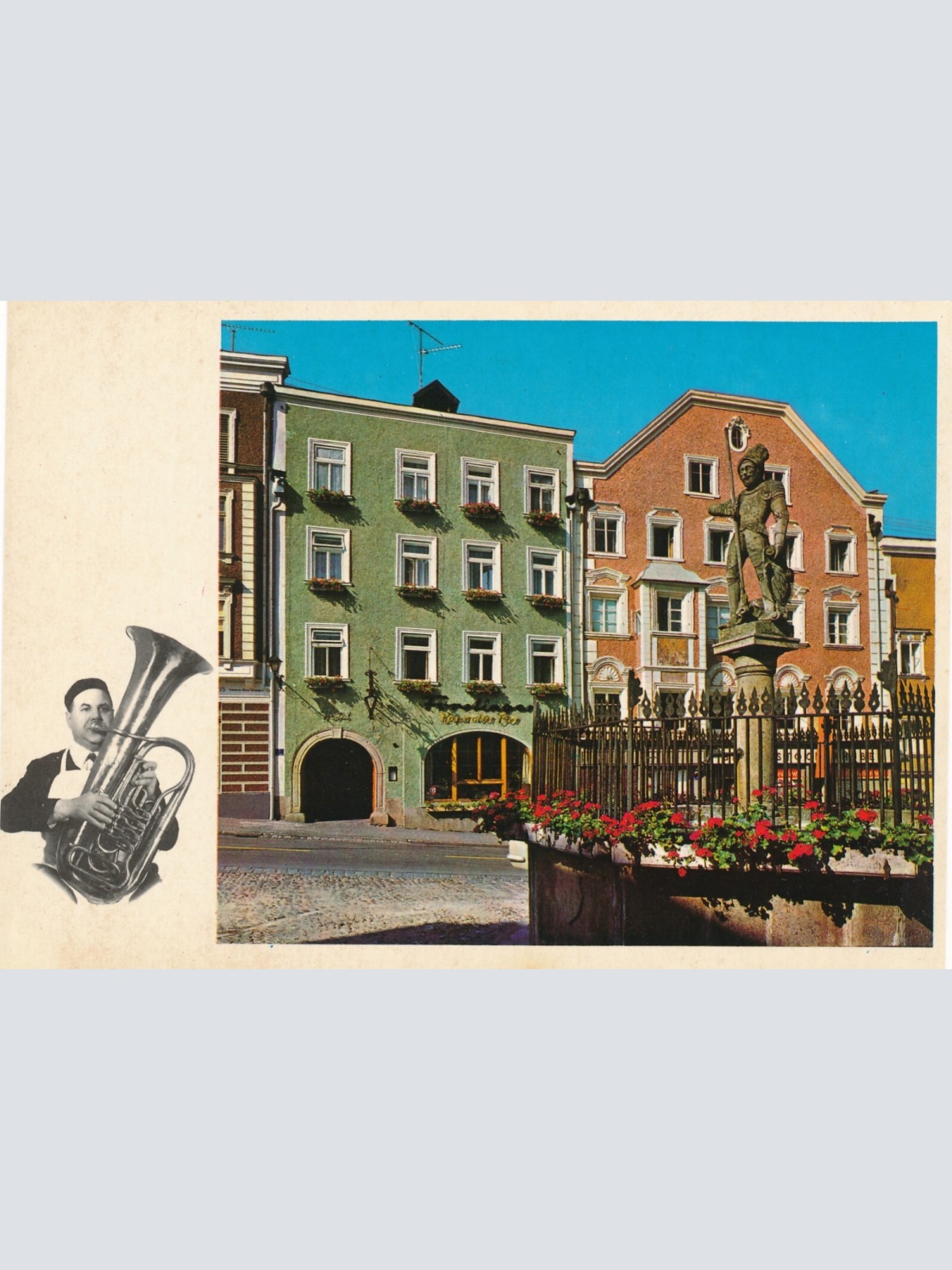 AK aus Schärding Hotel Helene Ansichtskarte (11622)