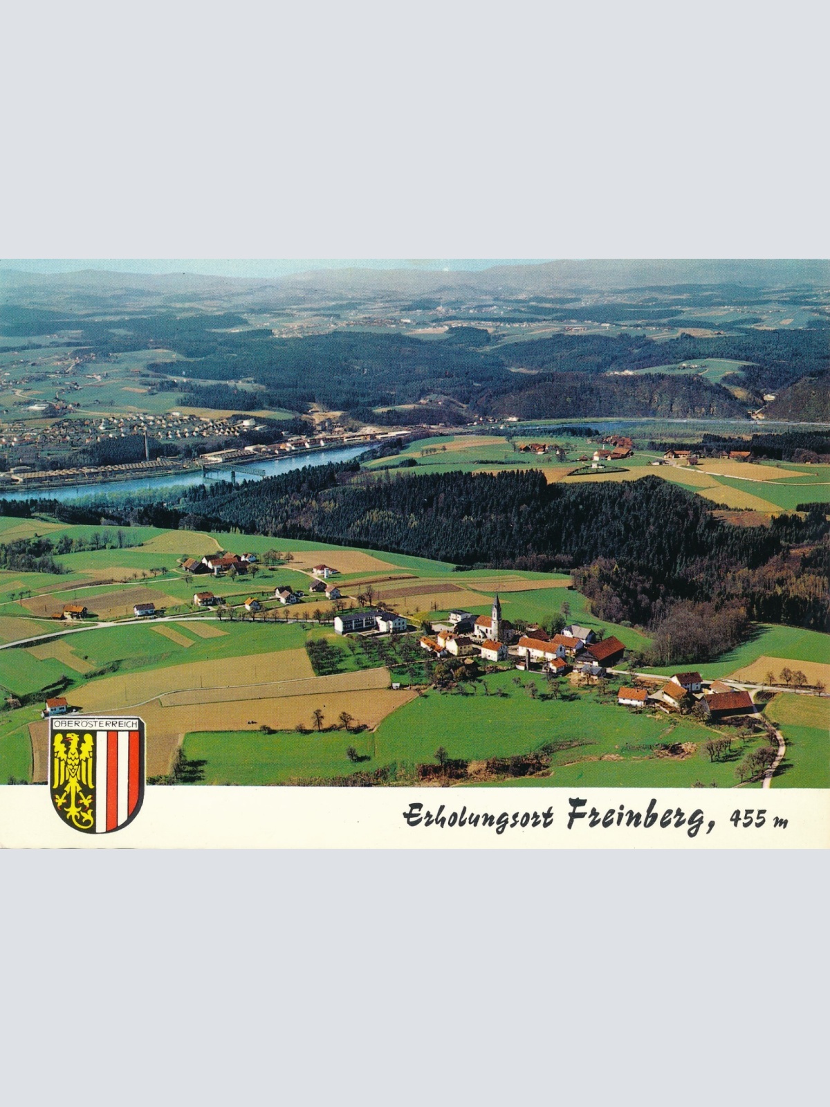 Scheurecker - Luftbild aus Freinberg Oberösterreich Ansichtskarte (11550)
