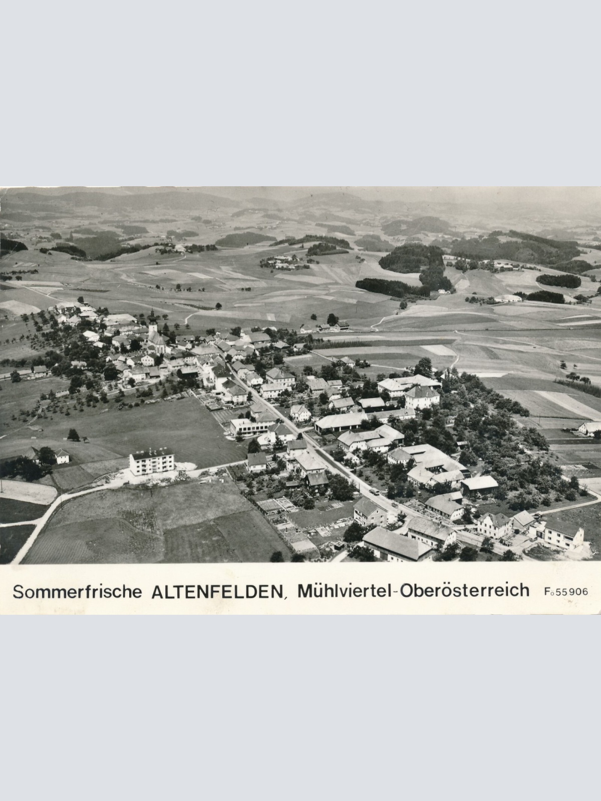 Alpine - Luftbild aus Altenfelden Oberösterreich Ansichtskarte (11527)