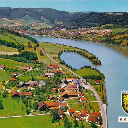 Alpine - Luftbild aus Kasten Oberösterreich Ansichtskarte (11555)