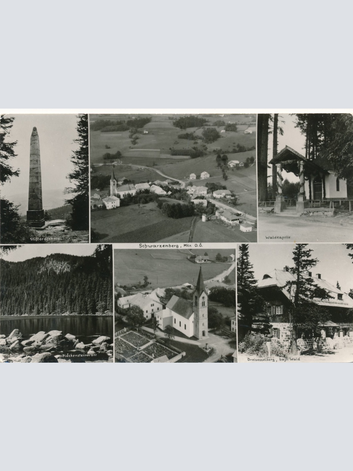 AK aus Schwarzenberg Mehrbildkarte Oberösterreich Ansichtskarte (11655)