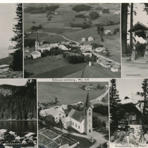 AK aus Schwarzenberg Mehrbildkarte Oberösterreich Ansichtskarte (11655)