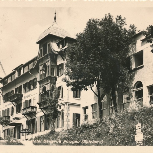 AK aus Pinzgau mit Hotel Salzburg Ansichtskarte (11698)