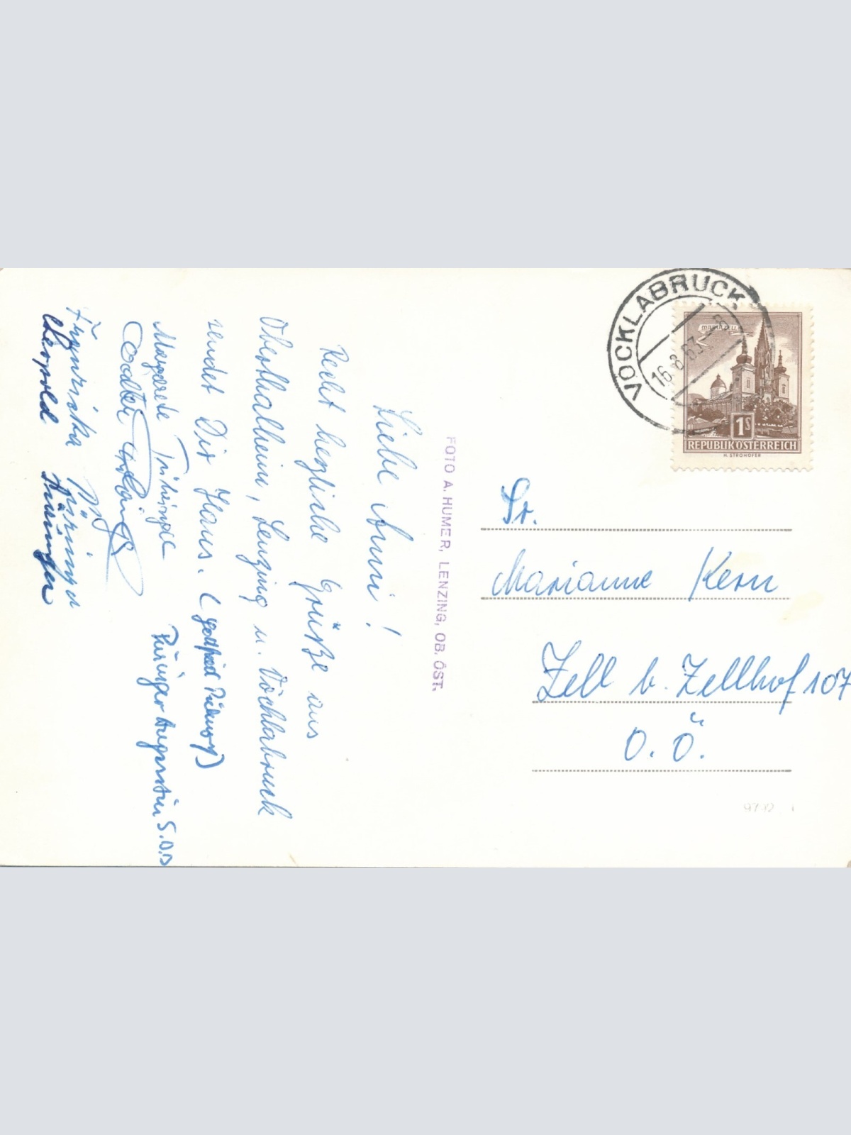 AK aus Lenzing Oberösterreich Ansichtskarte (11689)