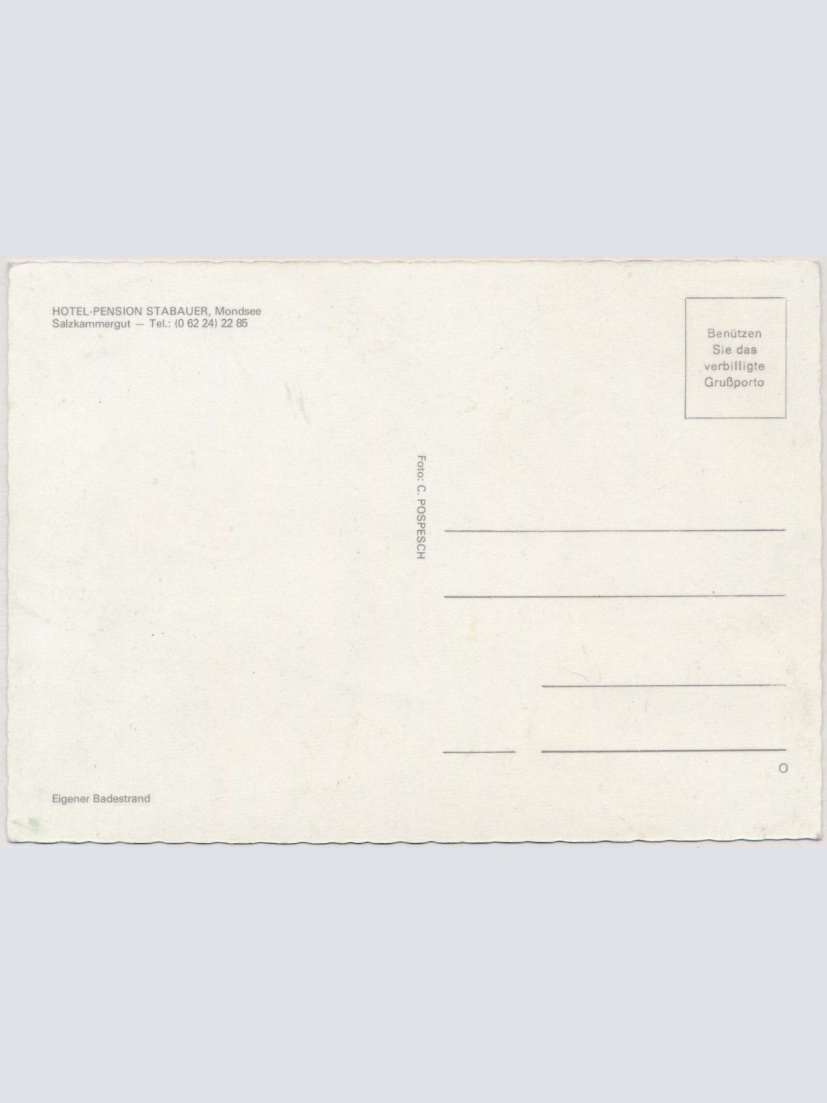 AK, Mondsee, Hotel Stabauer, Oberösterreich (S2763)