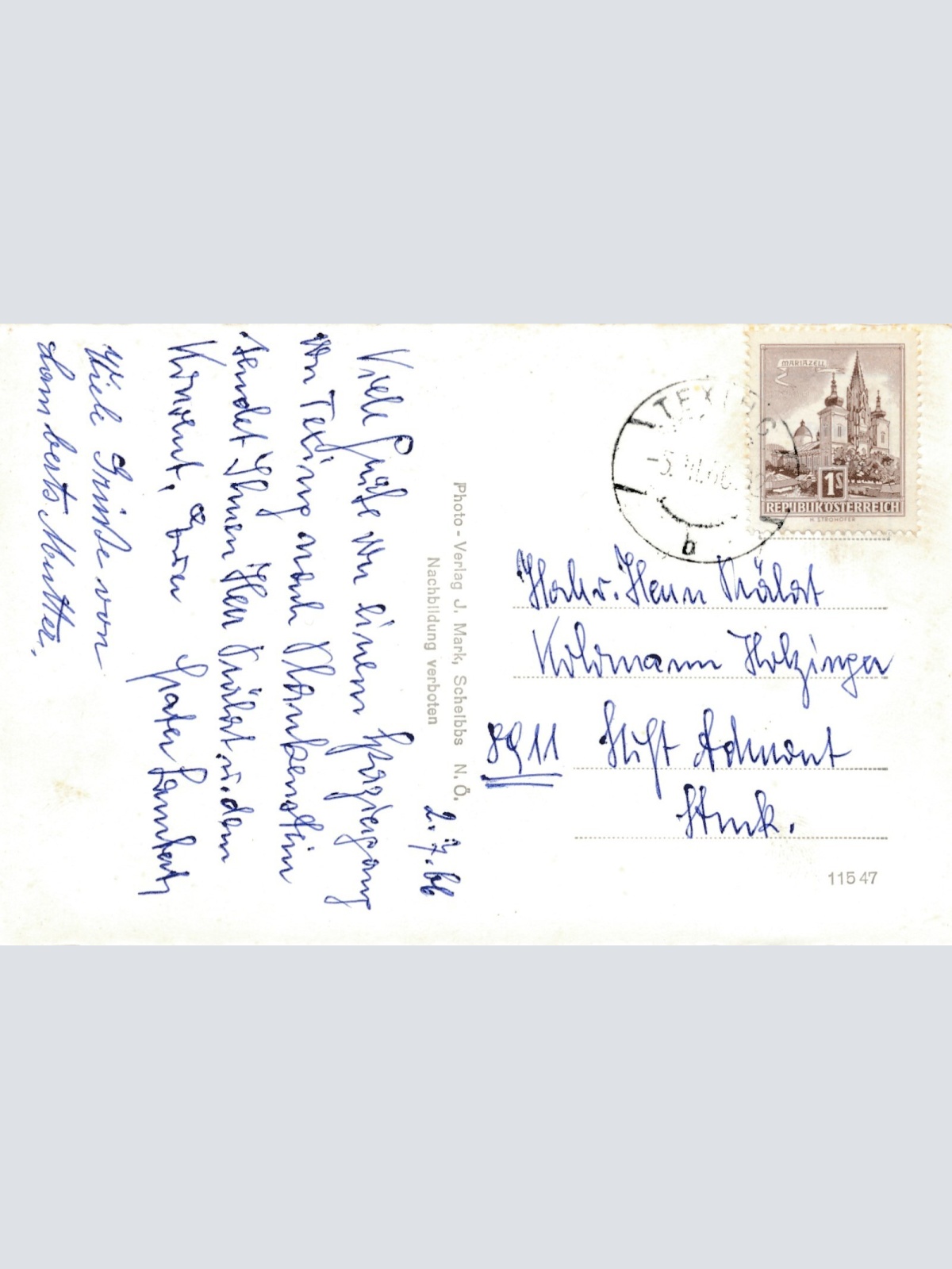 AK aus Plankenstein Niederösterreich Ansichtskarte (11628)