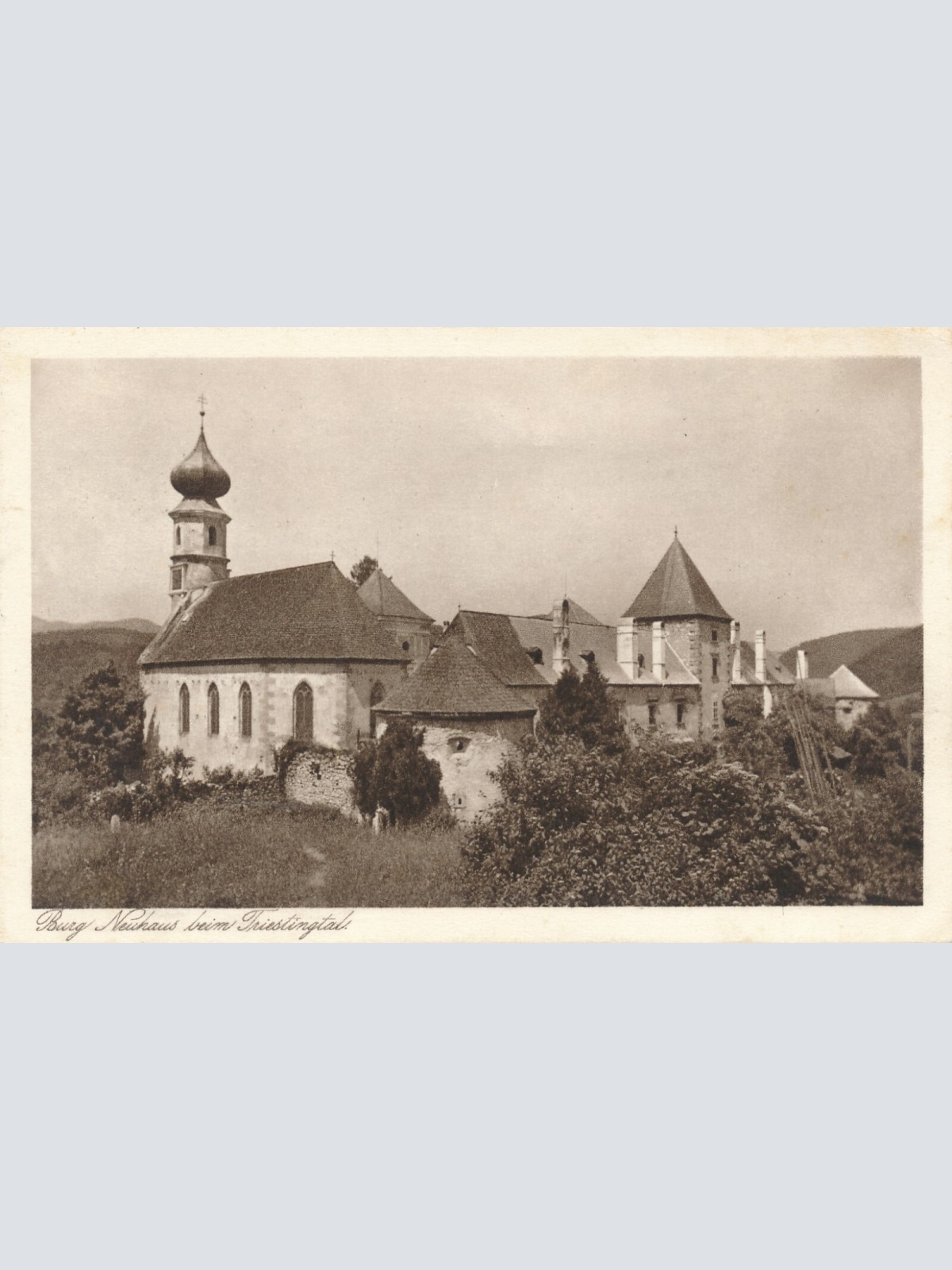 AK aus Neuhaus mit Burg Niederösterreich Ansichtskarte (11632)