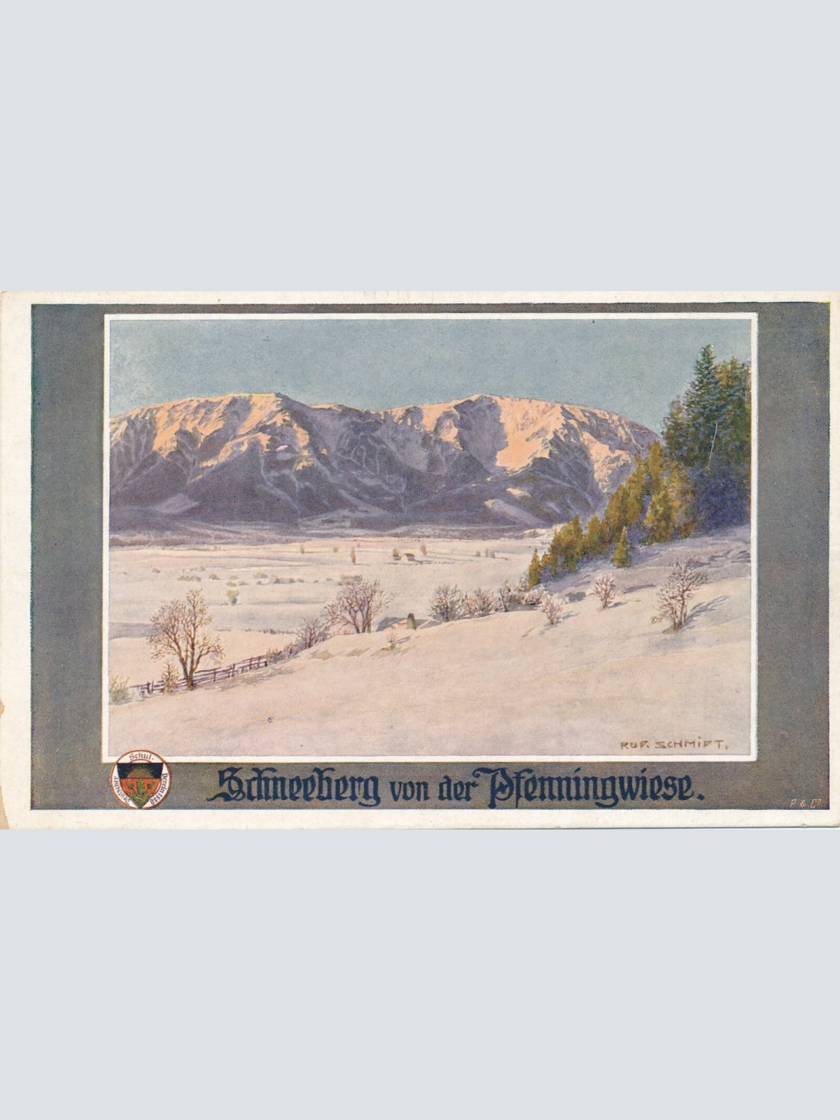AK aus Schneeberg von der Pfenningwiese Niederösterreich Ansichtskarte (11634)