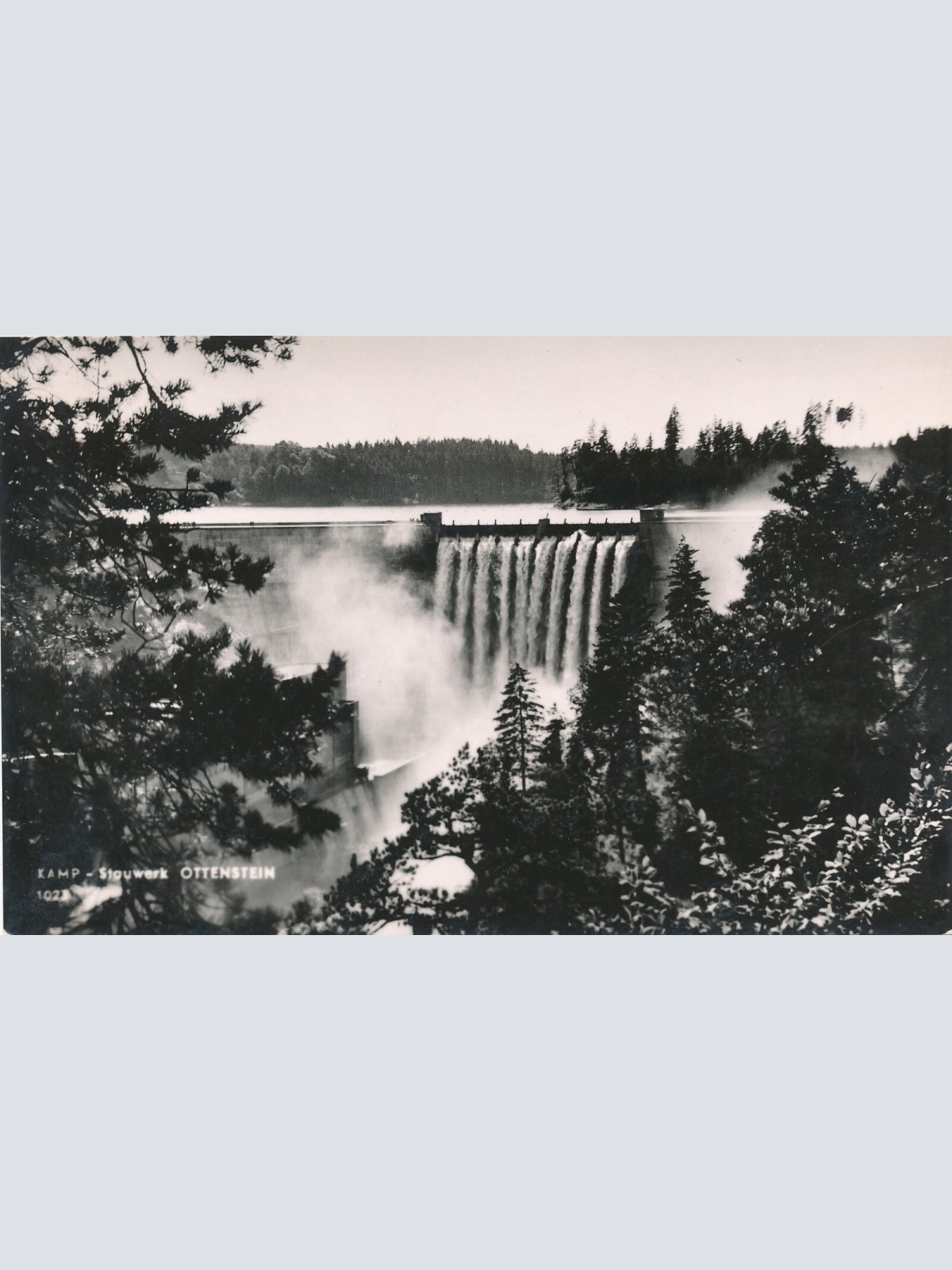 AK aus Ottenstein Stauwerk Niederösterreich Ansichtskarte (11624)