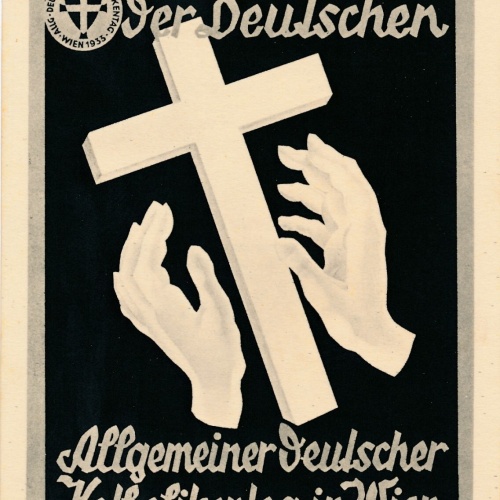 AK ein Heiliges Jahr der Deutschen mit Kreuz (10752)