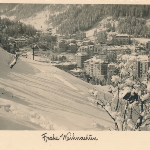 AK aus Badgastein Frohe Weihnachten Salzburg Ansichtskarte (11428)