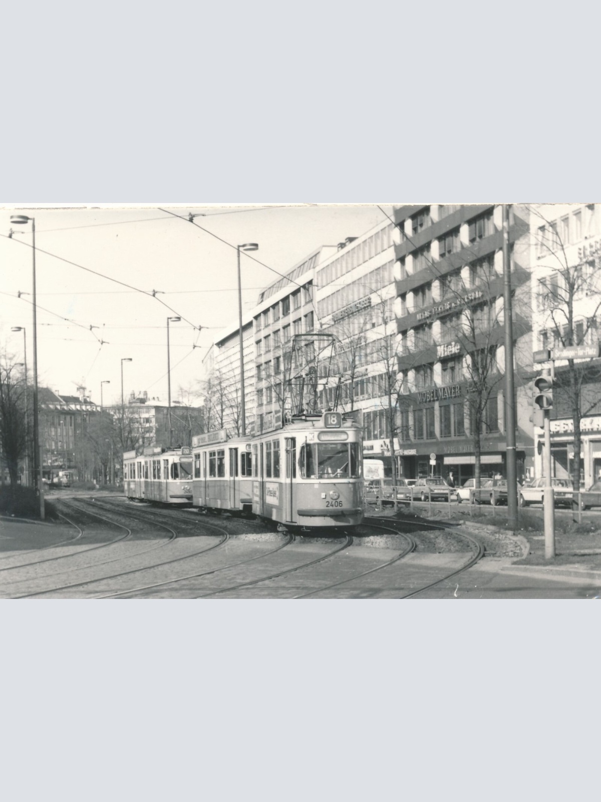 Foto - Karte  Eisenbahn - Straßenbahn Ansichtskarte (11447)