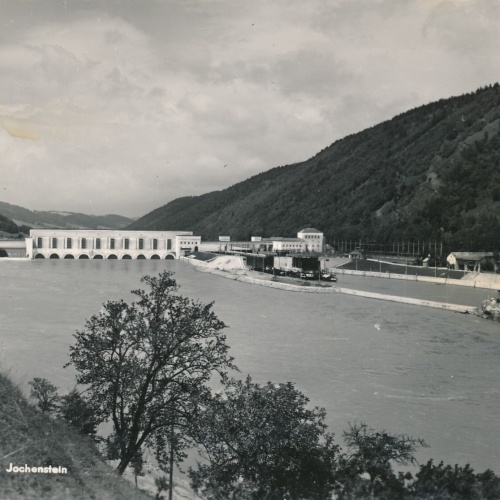 AK aus Jochenstein Donaukraftwerk Oberösterreich Ansichtskarte (11512)