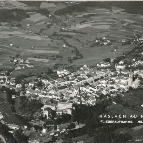 AK aus Haslach Fliegeraufnahme Nr. 2 Oberösterreich Ansichtskarte (11513)